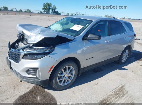 3GNAXUEV0NL276529 2022 CHEVROLET EQUINOX Серебряный Передняя левая четверть