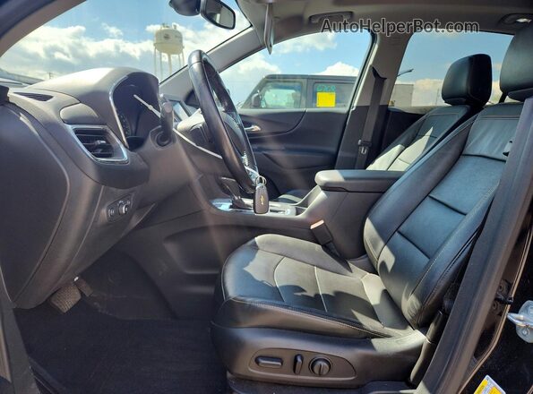 3GNAXUEV1LL187100 2020 CHEVROLET EQUINOX Черный Вид салона спереди