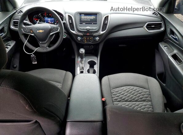 3GNAXUEV1MS124344 2021 CHEVROLET EQUINOX Black Widok deski rozdzielczej