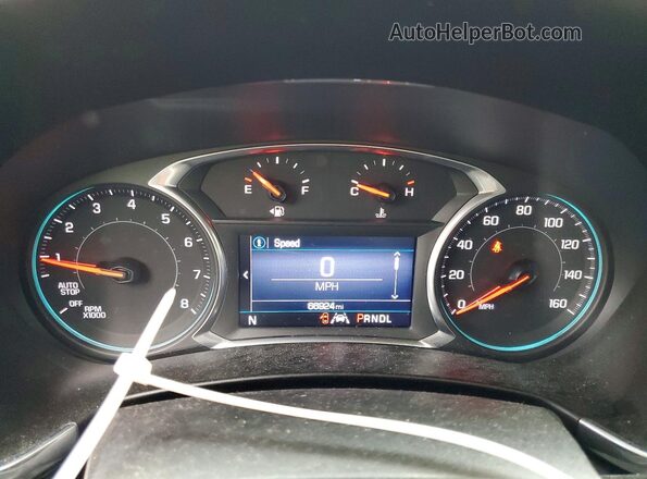 3GNAXUEV1MS124344 2021 CHEVROLET EQUINOX Black Widok zestawu wskaźników