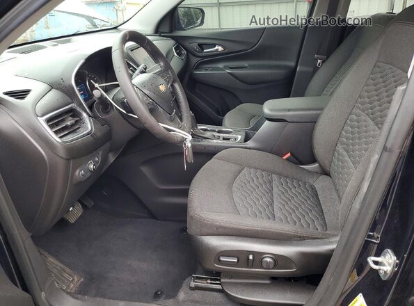 3GNAXUEV1MS124344 2021 CHEVROLET EQUINOX Black Widok wnętrza z przodu