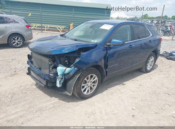 3GNAXUEV2LL329180 2020 CHEVROLET EQUINOX Blue Vista tres cuartos delantera izquierda