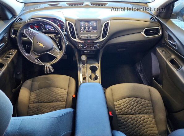 3GNAXUEV2LS569349 2020 CHEVROLET EQUINOX Silver Вид панелі приладів