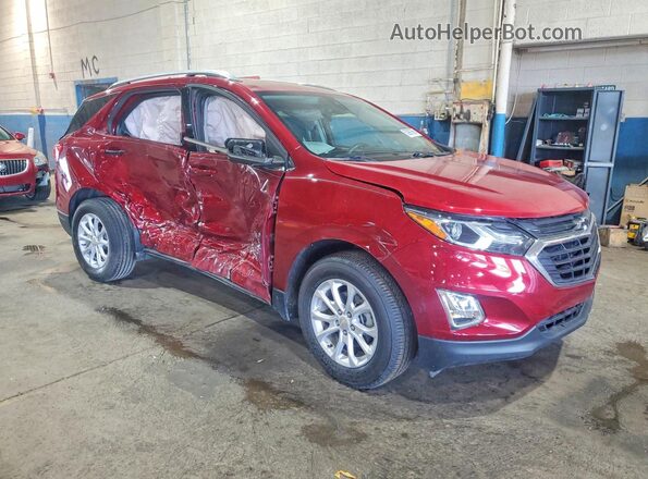 3GNAXUEV2LS604827 2020 CHEVROLET EQUINOX Красный Передняя правая четверть