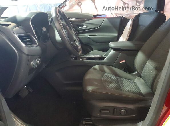3GNAXUEV2LS604827 2020 CHEVROLET EQUINOX Красный Вид салона спереди