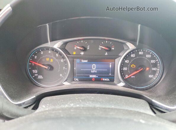 3GNAXUEV2LS604827 2020 CHEVROLET EQUINOX Красный Вид щитка приборов