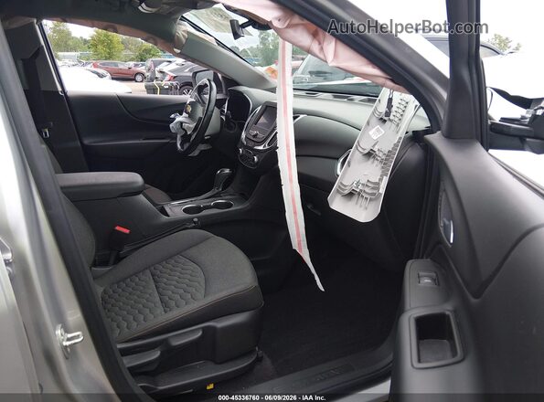 3GNAXUEV2LS650884 2020 CHEVROLET EQUINOX Silver Вид салону спереду