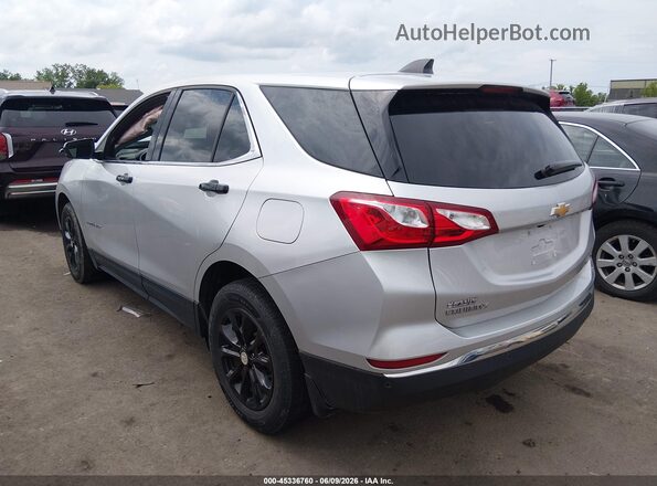 3GNAXUEV2LS650884 2020 CHEVROLET EQUINOX Silver Задня ліва чверть