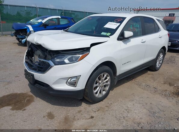 3GNAXUEV2MS107732 2021 CHEVROLET EQUINOX White Առջևի ձախ երեք քառորդ տեսարան