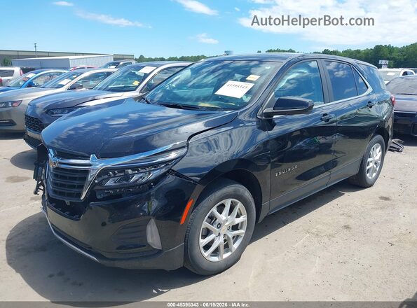 3GNAXUEV2NL241961 2022 CHEVROLET EQUINOX Black Front left