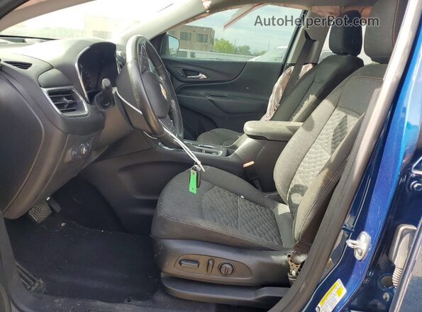 3GNAXUEV3LL325221 2020 CHEVROLET EQUINOX Blue Widok wnętrza z przodu