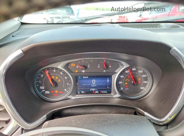 3GNAXUEV3LS712809 2020 CHEVROLET EQUINOX Blue Vista del cuadro de instrumentos