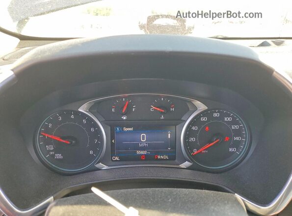 3GNAXUEV3ML385789 2021 CHEVROLET EQUINOX Синий Вид щитка приборов