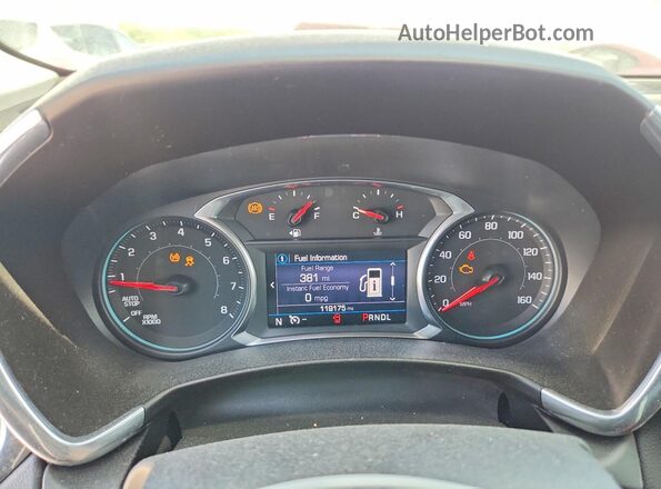 3GNAXUEV4KS501407 2019 CHEVROLET EQUINOX Желто-коричневый Вид щитка приборов