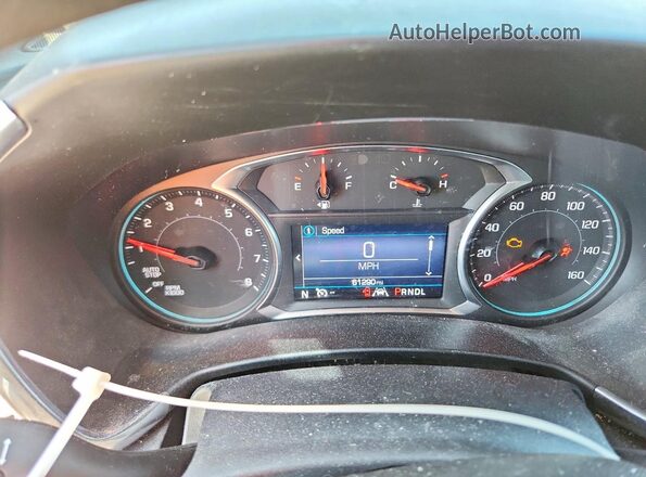 3GNAXUEV4LS527362 2020 CHEVROLET EQUINOX Charcoal ხელსაწყოთა პანელის ხედი