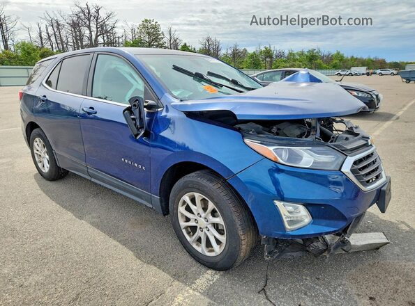 3GNAXUEV5KL217794 2019 CHEVROLET EQUINOX Blue Delantero derecho