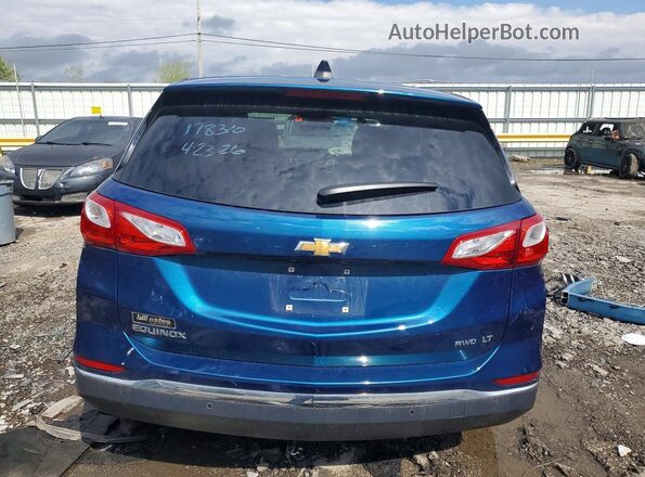3GNAXUEV5LL207574 2020 CHEVROLET EQUINOX Blue Հետևի տեսք