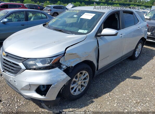 3GNAXUEV5ML395403 2021 CHEVROLET EQUINOX Silver Առջևի ձախ երեք քառորդ տեսարան