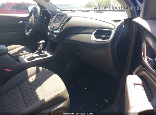 3GNAXUEV5NL296887 2022 CHEVROLET EQUINOX Blue წინა სალონის ხედი