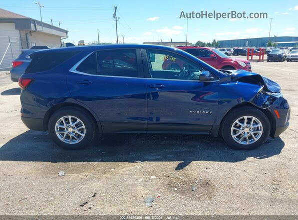 3GNAXUEV5NL296887 2022 CHEVROLET EQUINOX Blue უკანა სალონის ხედი