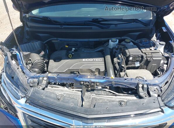 3GNAXUEV5NL296887 2022 CHEVROLET EQUINOX Blue უკანა ხედი