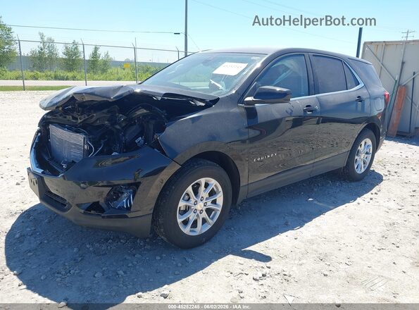 3GNAXUEV6ML333279 2021 CHEVROLET EQUINOX Черный Передняя левая четверть