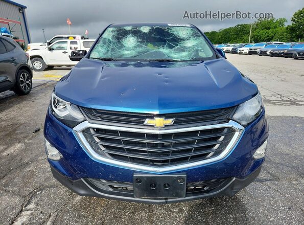3GNAXUEV6ML339003 2021 CHEVROLET EQUINOX Blue Front view