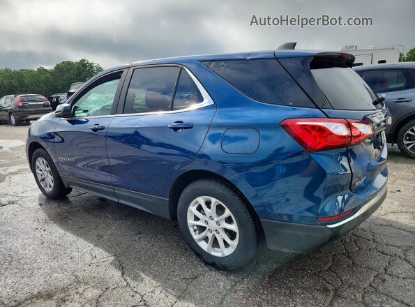 3GNAXUEV6ML339003 2021 CHEVROLET EQUINOX Blue Rear left