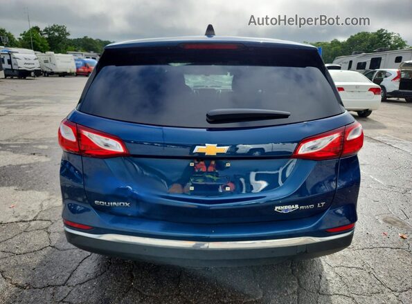3GNAXUEV6ML339003 2021 CHEVROLET EQUINOX Blue Rear view