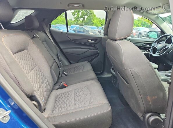 3GNAXUEV6ML339003 2021 CHEVROLET EQUINOX Blue Rear seats view