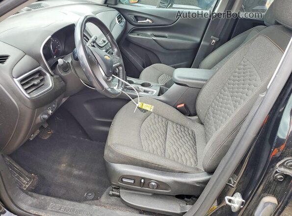 3GNAXUEV6ML346095 2021 CHEVROLET EQUINOX Black Widok wnętrza z przodu