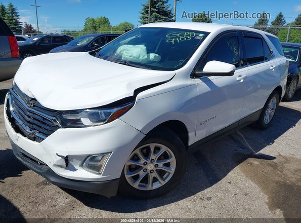 3GNAXUEV7KS519903 2019 CHEVROLET EQUINOX White Առջևի ձախ երեք քառորդ տեսարան