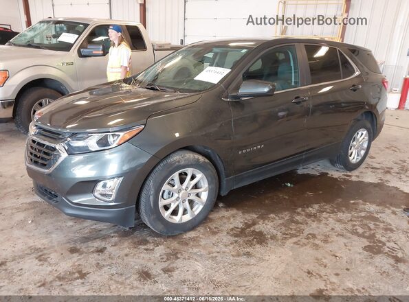 3GNAXUEV7ML301666 2021 CHEVROLET EQUINOX Gray Vista tres cuartos delantera izquierda