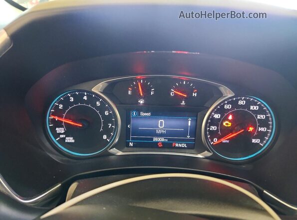 3GNAXUEV7ML378148 2021 CHEVROLET EQUINOX Gray Instrument cluster view