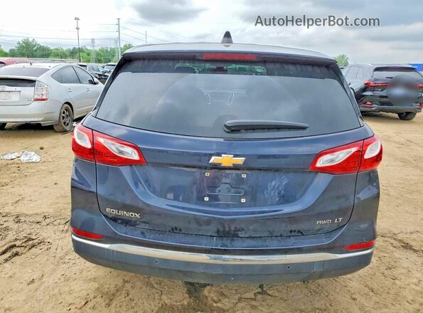 3GNAXUEV8MS142355 2021 CHEVROLET EQUINOX Blue Вид ззаду