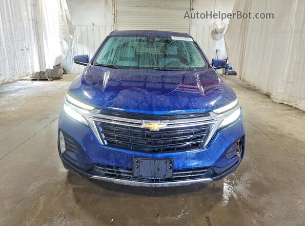 3GNAXUEV8NL171656 2022 CHEVROLET EQUINOX Blue Դիմացի տեսք