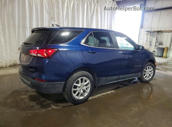 3GNAXUEV8NL171656 2022 CHEVROLET EQUINOX Blue Հետևի աջ