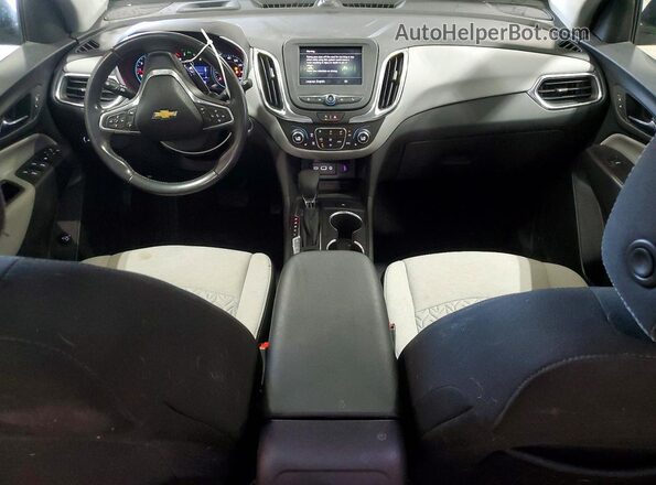 3GNAXUEV8NL171656 2022 CHEVROLET EQUINOX Blue Առջևի վահանակի տեսք