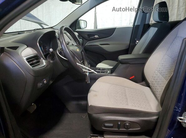 3GNAXUEV8NL171656 2022 CHEVROLET EQUINOX Blue Սալոնի դիմացի տեսք
