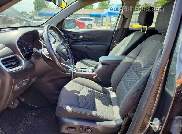 3GNAXUEV9ML325919 2021 CHEVROLET EQUINOX Черный Вид салона спереди