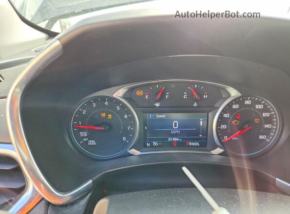 3GNAXUEV9ML325919 2021 CHEVROLET EQUINOX Черный Вид щитка приборов