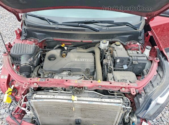 3GNAXUEV9ML331042 2021 CHEVROLET EQUINOX Красный Вид подкапотного пространства