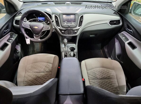 3GNAXUEVXLS612724 2020 CHEVROLET EQUINOX Charcoal Dashboard view