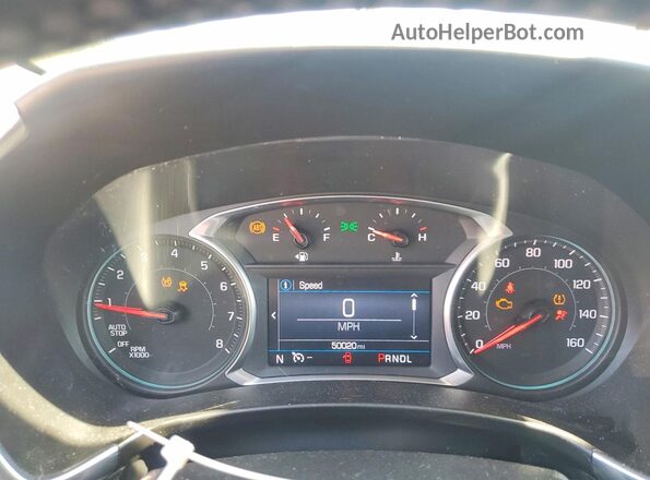 3GNAXVEX0LS564111 2020 CHEVROLET EQUINOX Burgundy Instrument cluster view