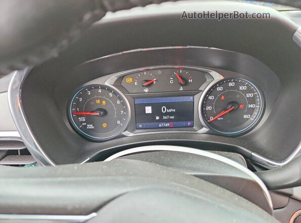 3GNAXVEX4LL251878 2020 CHEVROLET EQUINOX Blue Widok zestawu wskaźników