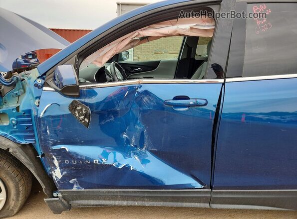 3GNAXVEX4LL251878 2020 CHEVROLET EQUINOX Blue Widok wnętrza z przodu