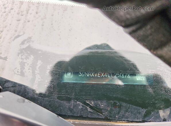 3GNAXVEX4LL251878 2020 CHEVROLET EQUINOX Blue Widok naklejki z numerem VIN