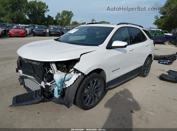 3GNAXWEG2PS138187 2023 CHEVROLET EQUINOX White წინა მარცხენა ხედი სამი მეოთხედიდან