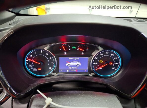 3GNAXWEG8PL121940 2023 CHEVROLET EQUINOX Black Instrument cluster view