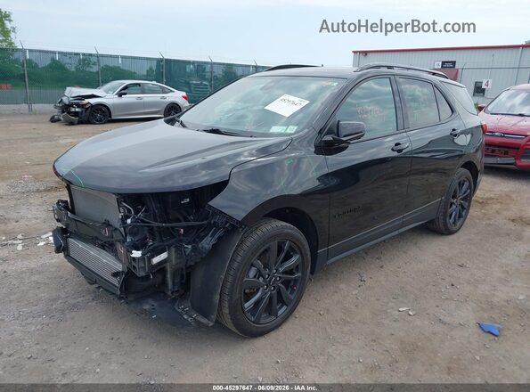 3GNAXWEG8PL203375 2023 CHEVROLET EQUINOX Black Առջևի ձախ երեք քառորդ տեսարան